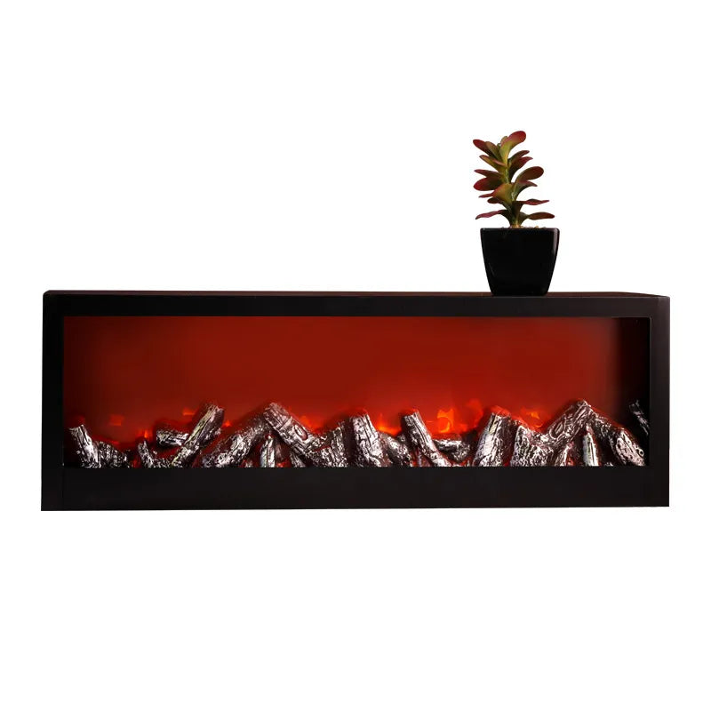 LED Simulated Firewood Fireplace