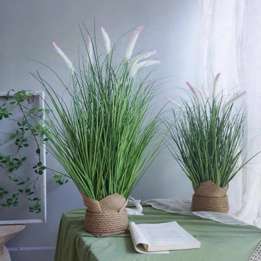 98cm Artificial Dogtail Grass Bouquet