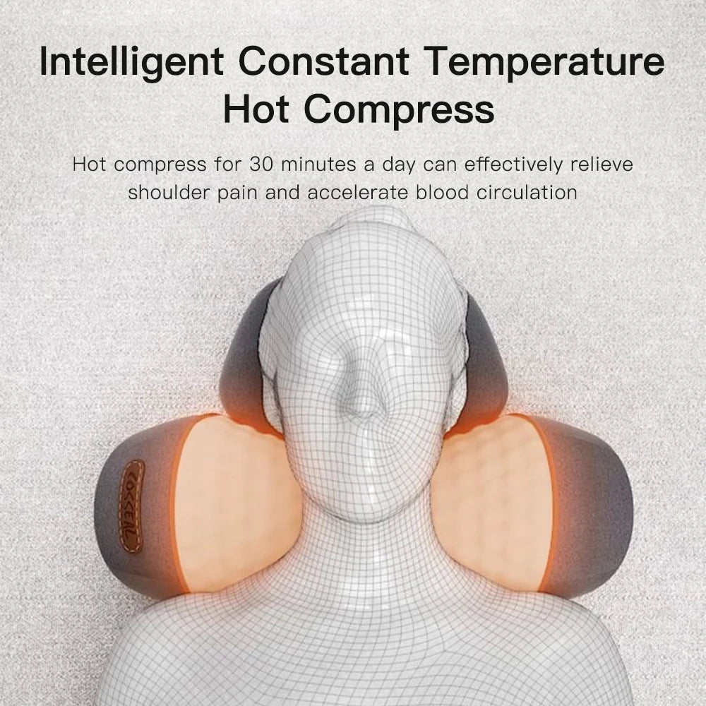 COSSEAL Electric Neck Massage Pillow