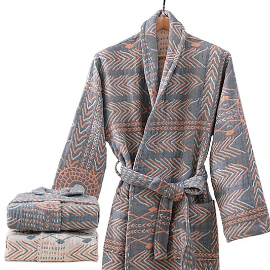 Unisex Cotton Gauze Robe