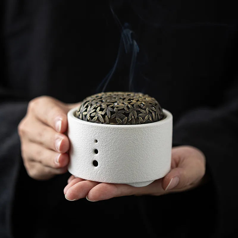 ZenBreeze Ceramic Incense Burner