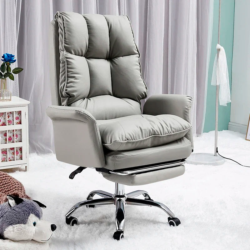 DELEVEN Modern Office Chair with Reclining Feature