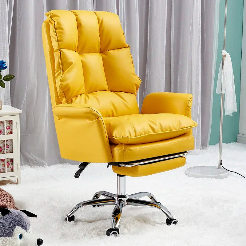 DELEVEN Modern Office Chair with Reclining Feature