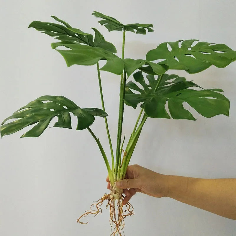 Large Tropical Monstera Artificial Palm Tree