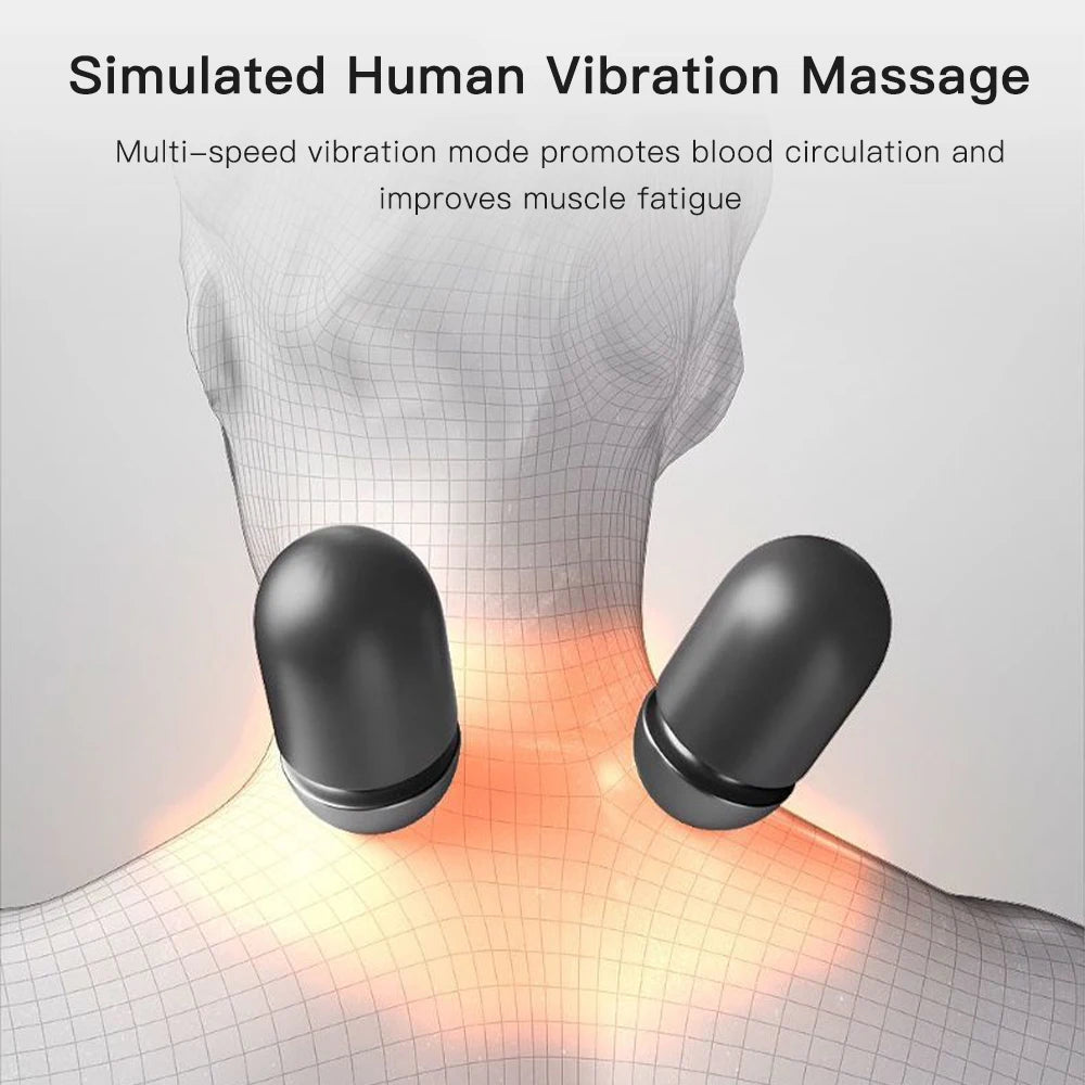 COSSEAL Electric Neck Massage Pillow