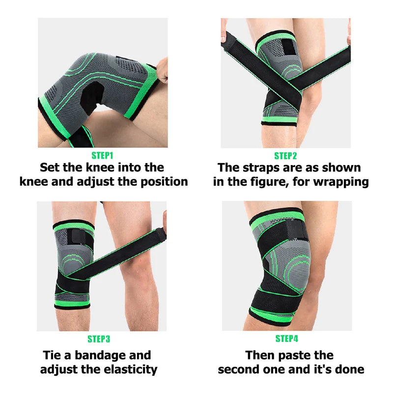 Universal Fit 2-Way Support Knee Wrap