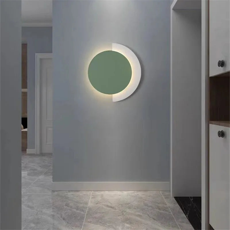 HomeLover Art Deco Circle Wall Light