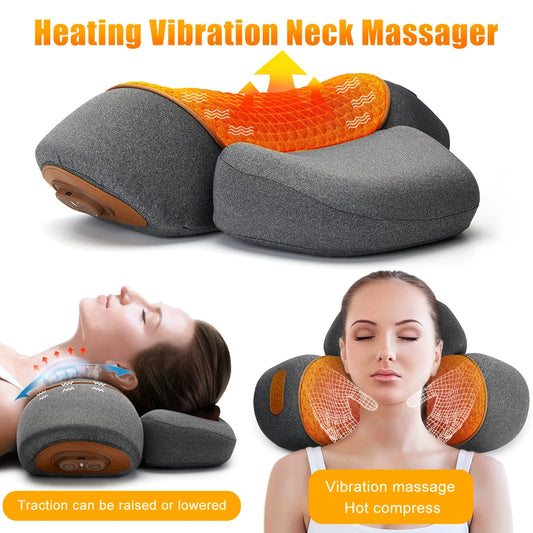 COSSEAL Electric Neck Massage Pillow