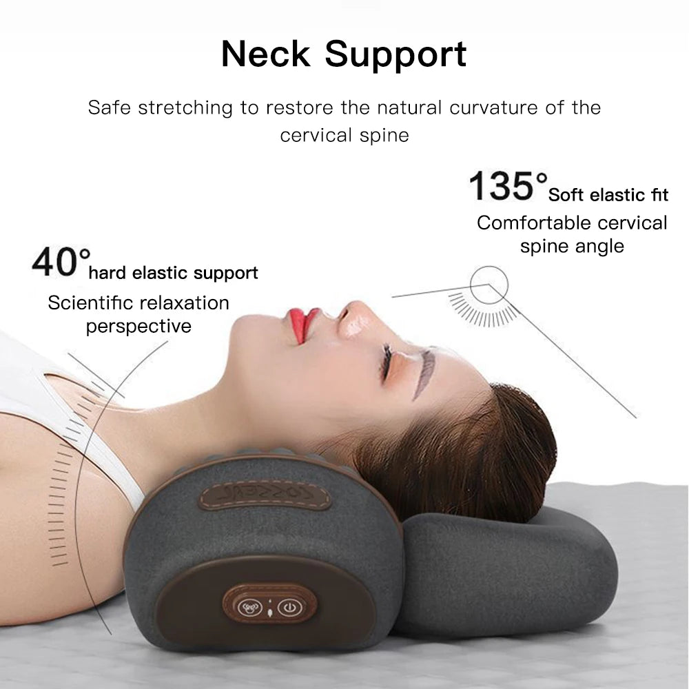 COSSEAL Electric Neck Massage Pillow