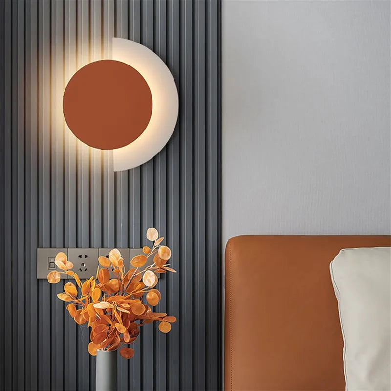 HomeLover Art Deco Circle Wall Light